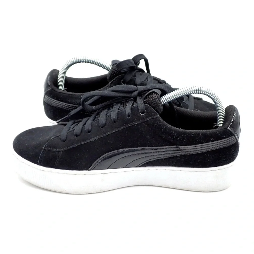 Puma Vikky Skate Platform Shoes Women’s Size 9.5 Black Sneakers